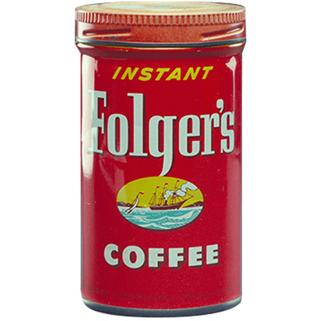 اولین قهوه فوری فولجرز در سال 1953