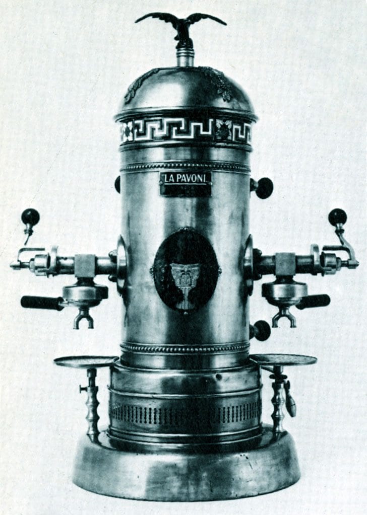 اولین دستگاه تجاری اسپرسو ساخت لا پاونی