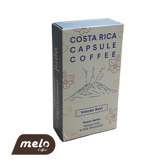 کپسول قهوه اسپشیالیتی آپریل Costa Rica Volcan Azul