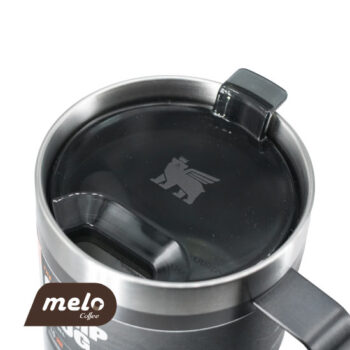 خرید لیوان استنلی کمپ ماگ با گنجایش 350 میلی لیتری (مشکی رنگ) - قهوه ملو