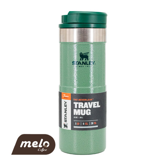 تراول ماگ استنلی مدل The Neverleak گنجایش 350 میلی لیتری (سبز رنگ) - قهوه ملو